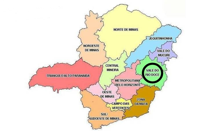 mapa mg