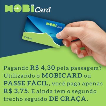 com mobicard tarifa sai a 3,75 em gv