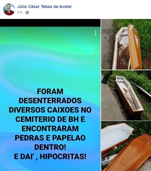 júlio avelar dissemina fake news