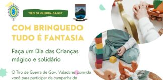 tg faz campanha de arrecadação de brinquedos