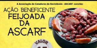 voluntários organizam feijoada beneficente para cobertura do galpão da ascarf
