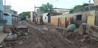 Confira fotos após terceira maior enchente de Valadares