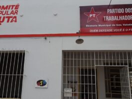 sede do pt de valadares é arrombada